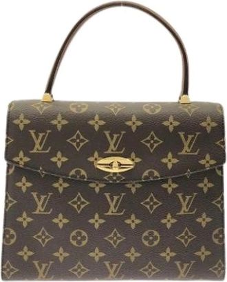 Louis Vuitton Pre-owned Handbags, female, Brown, Size: ONE SIZE Pre-owned Malesherbes Handbag