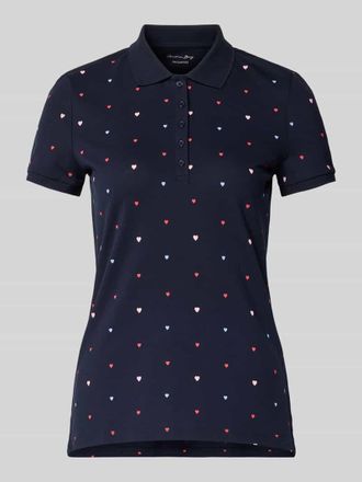 Christian Berg Poloshirt mit Polokragen und kurzer Knopfleiste in Dunkelblau, Gr&ouml;&szlig;e XXL