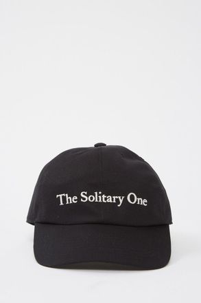 Ann Demeulemeester Tem Baseball Cap With the Solitary One Embroidery