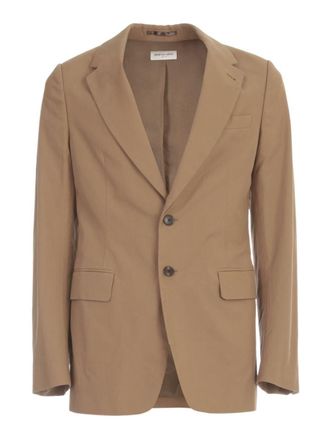 Dries Van Noten Burness Long Jacket Cotton Clothing