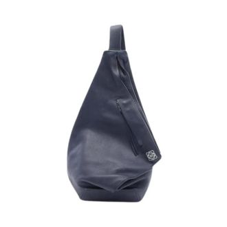 Loewe Pre-owned Fanny Pack Handbag - Heren - Pre-owned - Blauw - Maat: ONE Size Leer