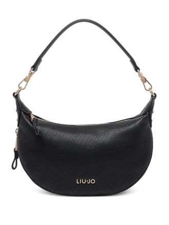 Liu Jo logo zip shoulder bag - Black