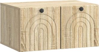 vidaXL Mueble Para Tv De Pared Roble Sonoma 59,5 X 41 X 30 Cm Vidaxl