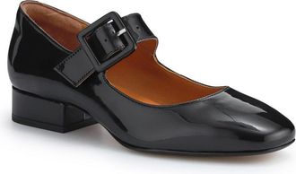 Jones Bootmaker Womens Zuri Leather Mary Janes - Black - Size UK 8