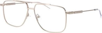 Alexander McQueen Am 0480O Optisch Frame - unisex - Brillen - Grijs - 57 MM - Accessoires