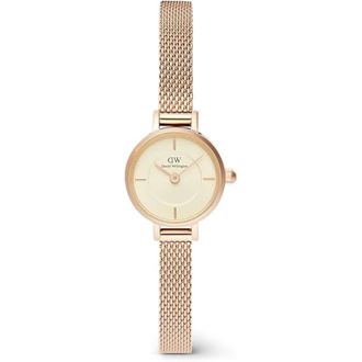 Daniel Wellington Watches, female, Yellow, Size: ONE SIZE Petite Mini 19 Melrose
