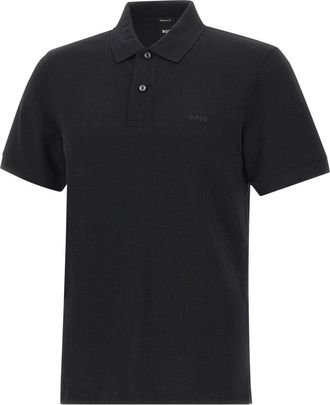 HUGO BOSS Pallas Polo - Heren - Polos - Zwart - S - Katoen - Tops