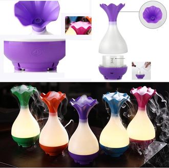 Trade Shop Trade Shop - Difusor De Ambiente Usb Vapor Fragancia Para El Hogar Led Aceite Perfumado Aromaterapia