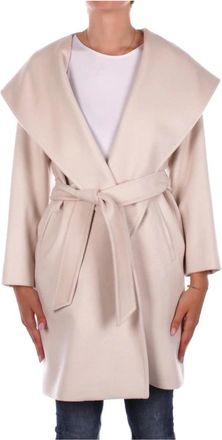Max Mara Dames, Mantels, Bruin, Maat: 2XS Wol