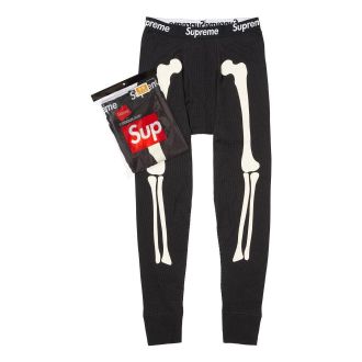 SUPREME x Hanes Bones Thermal Pant (1 Pack) Black FW25A30-BLACK