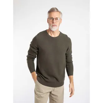 Weird Fish Rhett Crew Neck Knitted Jumper in Fir Green at Nordstrom, Size Xxx-Large