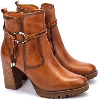 Pikolinos Womens Connelly Ankle Boot In Tan