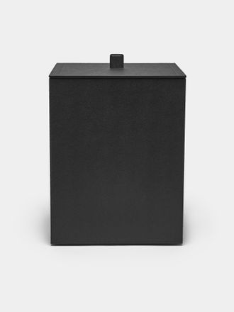 Giobagnara Walter Leather Wastepaper Bin