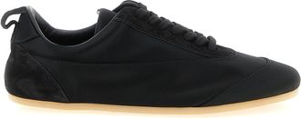 Jil Sander Black Cotton Low Top Womens Sneakers