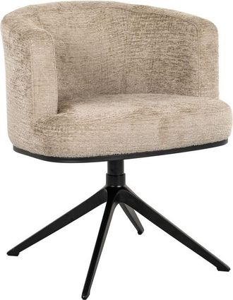 Richmond Interiors Drehbarer Design Sessel Cheyenne mit Armlehnen, Chenille Desert Fusion