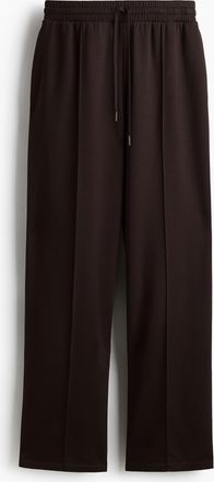 H&M Superweiche Hose mit Falten - Brown