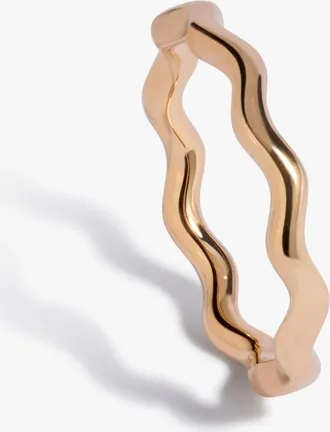 Annoushka 18ct Yellow Gold Whoopsie Daisy Gold 2mm Ring