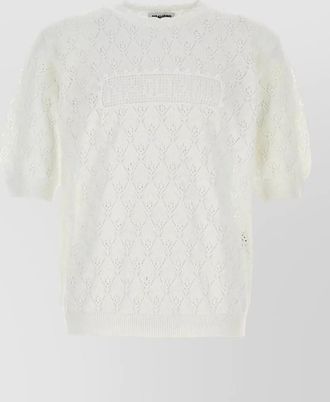 Magliano comunione crew neck textured knit t-shirt