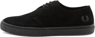 Fred Perry Linden Suede B4360 Zwart - Heren - Veterschoenen - Zwart - 40 EU - Su&egrave;de - Schoenen