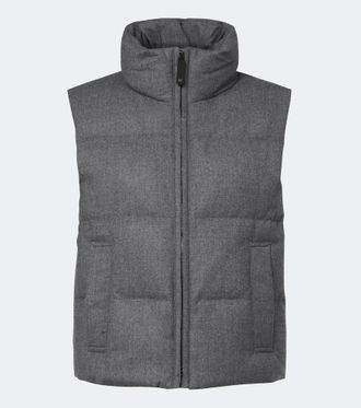 Max Mara The Cube cashmere-blend down vest