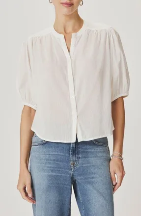 Splendid Madelyn Woven Shirt in Optic White at Nordstrom, Size X-Large