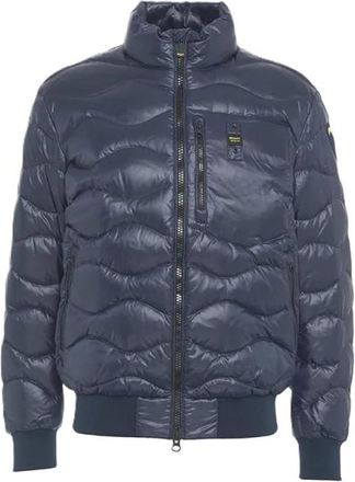Blauer Winterjas - Heren - Winterjassen - Blauw - L - Jassen