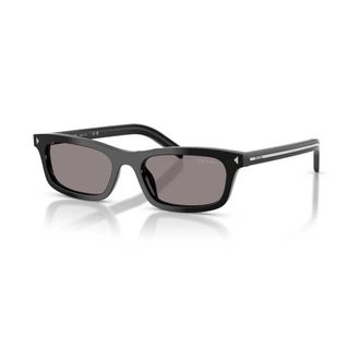 Prada Sunglasses, unisex, Black, Size: 52 MM Rectangular Sunglasses