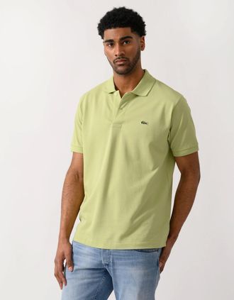 Lacoste Mens Lacoste Classic Fit L.12.12 Mens Short Sleeve Polo Shirt - Birch UYB - Green - Size: 40