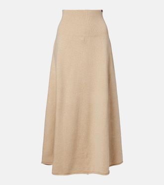 Extreme Cashmere N&deg;388 Ease cashmere-blend maxi skirt