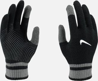 Nike Mens Nike Mens Y Gripped Knitted Gloves - Black - Size: XL