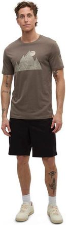 tentree Peak T-Shirt in Timber/creek Stone at Nordstrom, Size Xx-Large