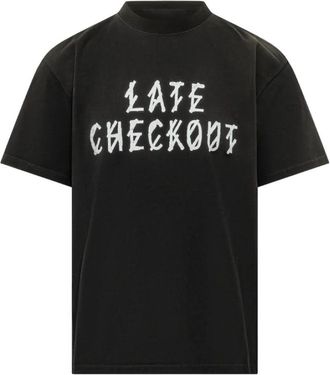 44 Label Group T-shirt met ronde hals en korte mouwen - Heren - T-shirts - Zwart - 2XL - Tops