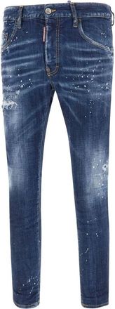 Dsquared2 Slim-fit Jeans - Heren - Slim Fit Jeans - Blauw - 2XL - Katoen - Jeans