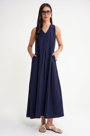 Mixray V-hals Maxi Jurk