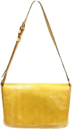 Louis Vuitton Pre-owned Shoulder Bags, female, Yellow, Size: ONE SIZE Pre-owned Vintage Shoulder Bag