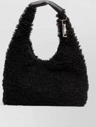 La Milanesa faux shearling hobo bag