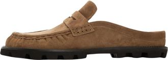 Cesare Gaspari Trail Ease Suede Mules - Dames - Slip ons - Bruin - 40 EU - Leer - Schoenen