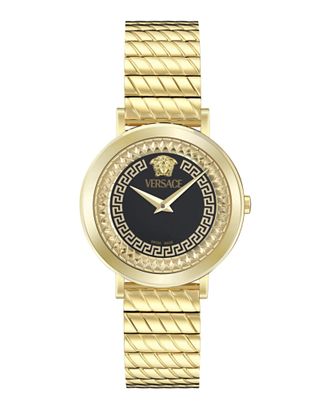 Versace Delphinus Dames Horloge Goudkleurig VE0O00425