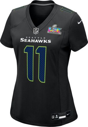 Nike Jaxon Smith-Njigba Seattle Seahawks Super Bowl LX Nike Womens NFL Game Fashion Jersey in Black | 22NW00AF78-KJ9
