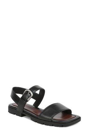 Vince Vega Ankle Strap Sandal in Black at Nordstrom, Size 6.5