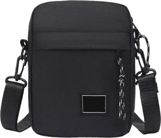 Generic Compatible For Mens bag, available in single shoulder or cross-body design, Made of nylon material(BJ6851 black)