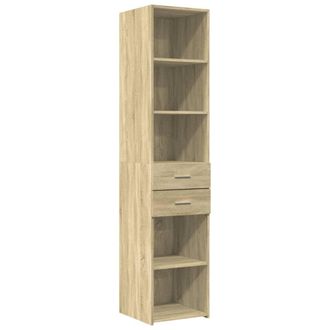 vidaXL Credenza Rovere Sonoma 40x42,5x185 Cm In Legno Multistrato - Vidaxl