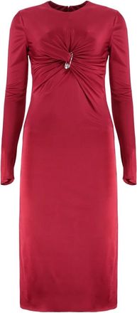 Versace Jersey Jurk - Dames - Casual kleedjes - Rood - S - Kleedjes