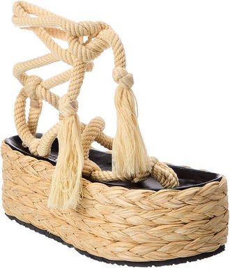 Isabel Marant Elif Rope Platform Sandal