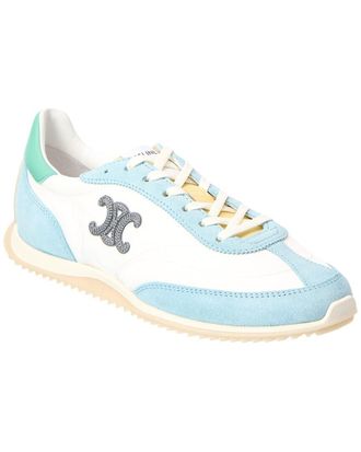 Celine Celine Racer Nylon & Suede Sneaker