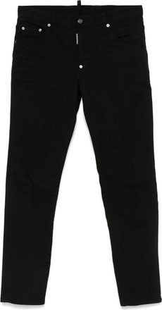 Dsquared2 SOLID BLACK SKATER JEANS Size: 54, colour: BLACK