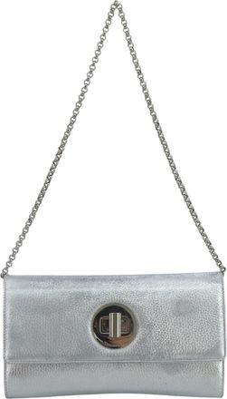 Tiffany & Co. Silver Leather Shoulder Bag (Pre-Owned)