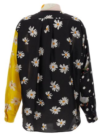 Moschino Womens Multicolor Silk Blouse