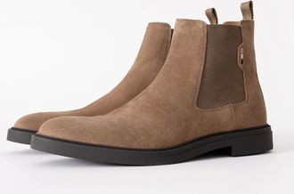 HUGO BOSS Mens BOSS Orange Calev_Cheb_sdfb Mens Shoes - Medium Beige 260 - Tan - Size: 10