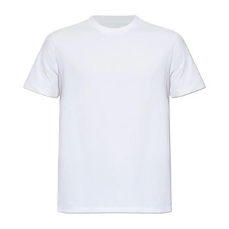 AllSaints T-Shirts, male, White, Size: 2XL Cipher Embroidered Crew Neck T-shirt